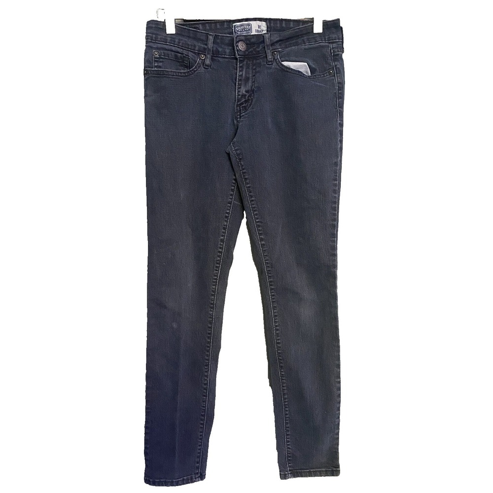 Signature Levi Strauss Skinny Jeans Dark Wash Stretch Low Rise Women's 4M